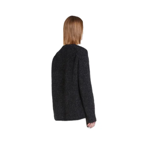 Rib Knitted Wool Sweater