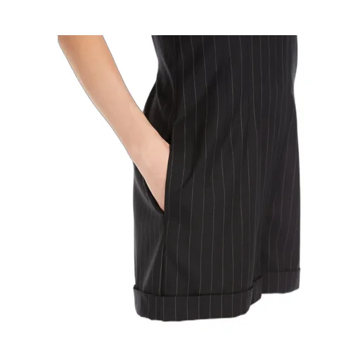 Pinstriped Wool Jumpsuit