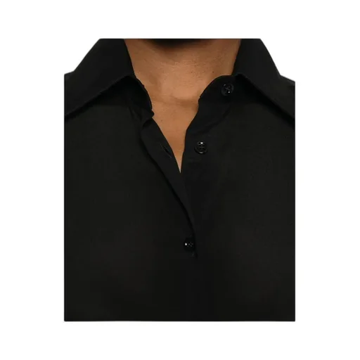 Gea Point-Collar Long-Sleeve Shirt