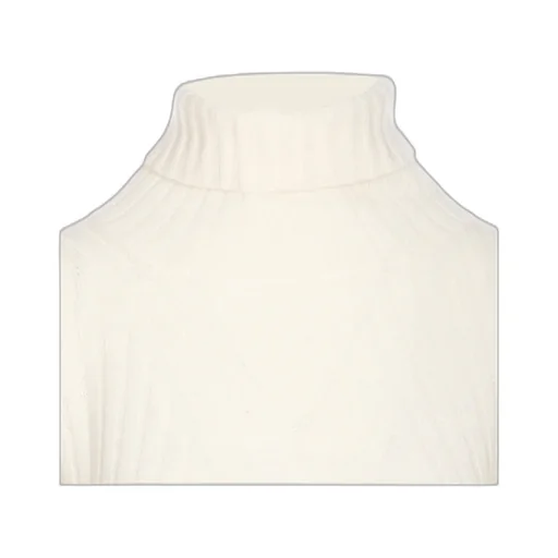 High-Neck Long-Sleeved Sweater