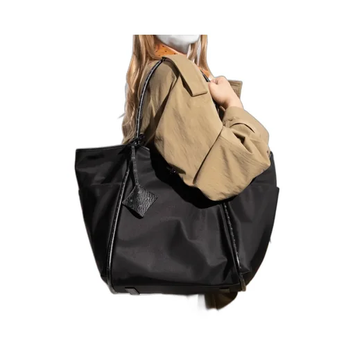 Logo Patch Shoulder Bag