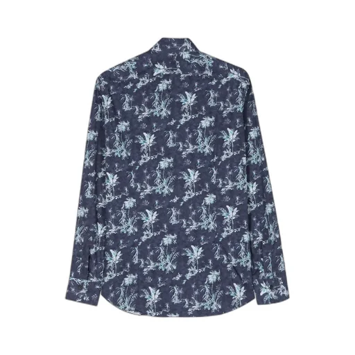Botanical-Print Cotton Shirt