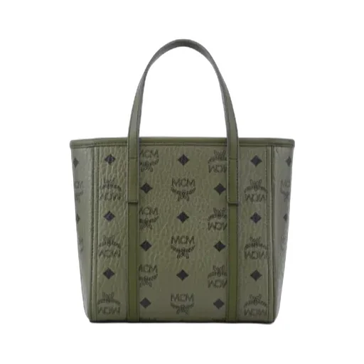 Mini Toni Visetos-Monogram Top-Zip Tote Bag