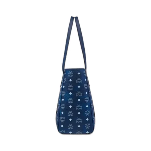 Toni Visetos Monogram Canvas Top-Zip Tote Bag