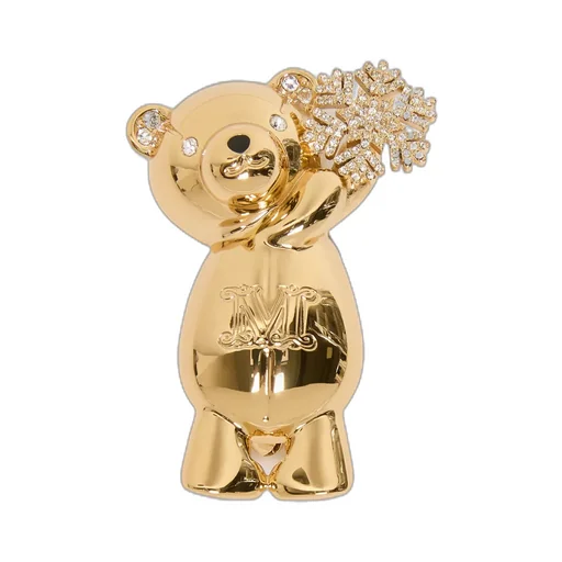 Metal Teddy Bear Brooch