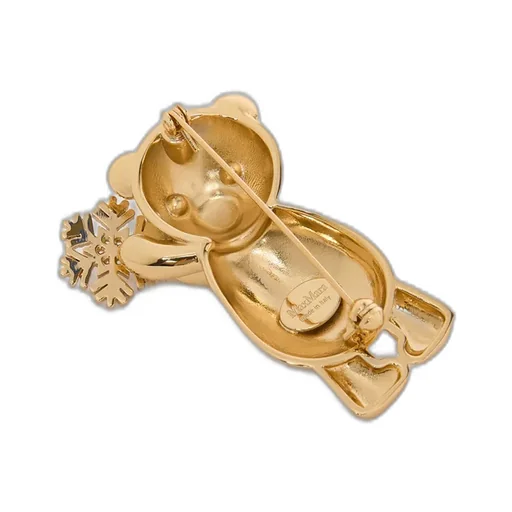 Metal Teddy Bear Brooch