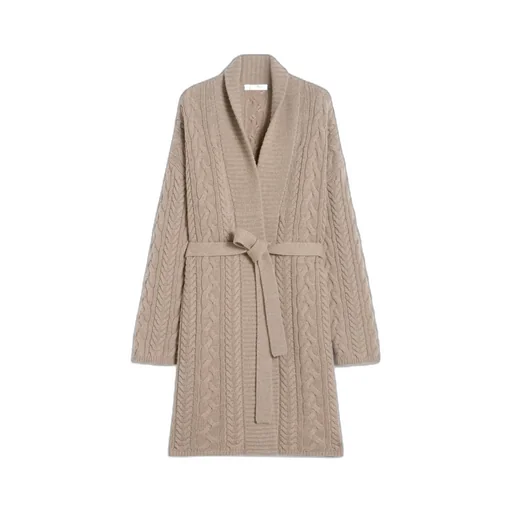 Tied Waist Long Cardigan