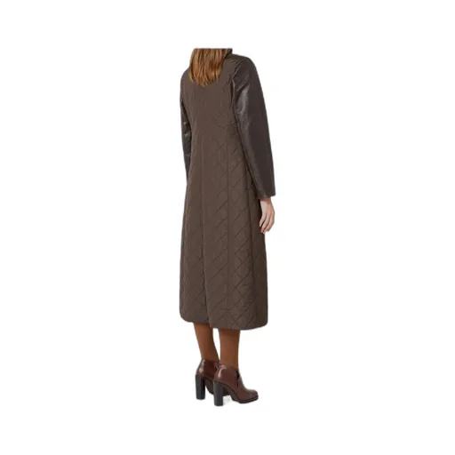 Berta Panelled Quilted Coat