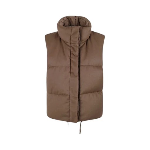 Sleeveless Cotton Coat