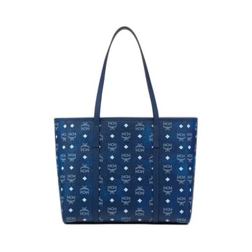 Toni Visetos Monogram Canvas Top-Zip Tote Bag