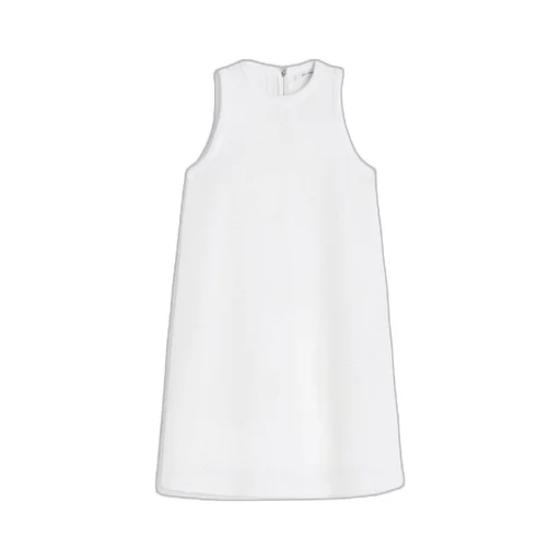 Flared Technical Mesh Dress