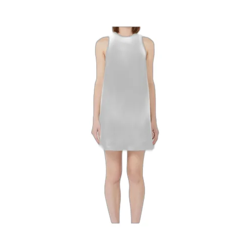Flared Technical Mesh Dress