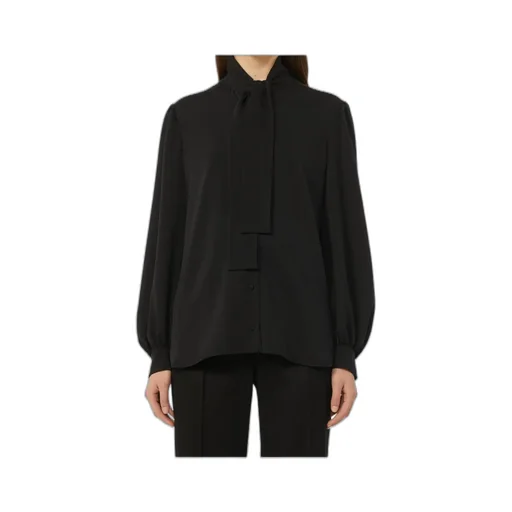 Melania Tie Detailed Button-Up Shirt