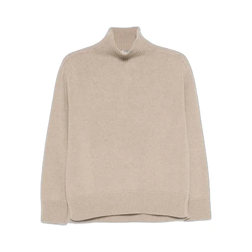 Mock-Neck Knitted Jumper