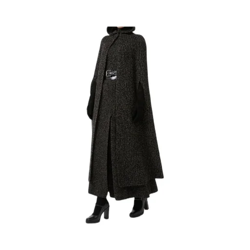 Ribbed Wool And Cashmere Flared Skirt