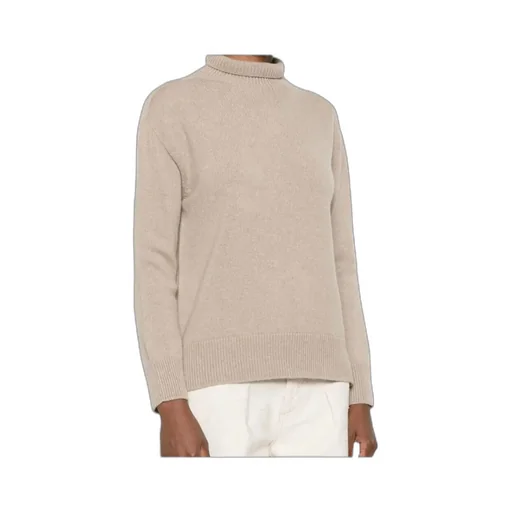 Mock-Neck Knitted Jumper