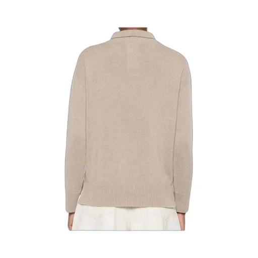 Mock-Neck Knitted Jumper