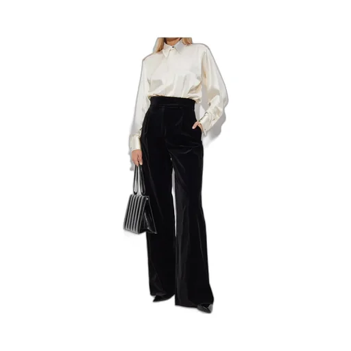 Sateen Velvet Trousers