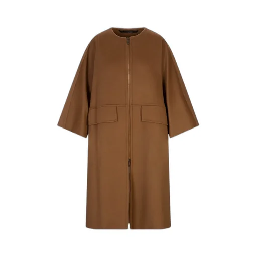 Atelier Amour Zip-Up Crewneck Coat