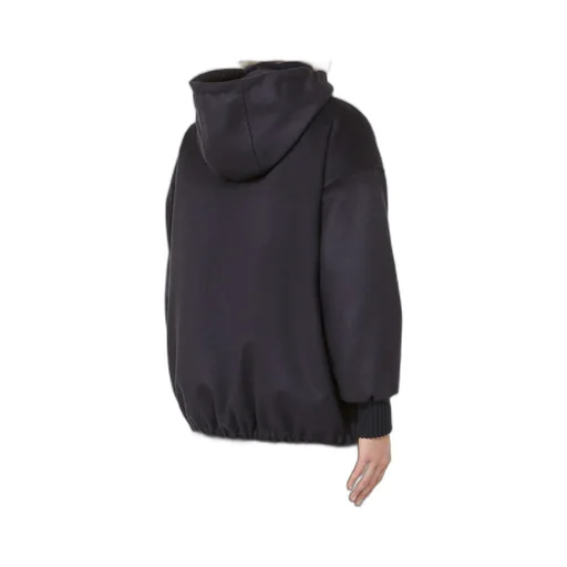 Drawstring Long-Sleeved Coat