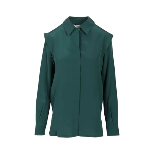 Straight-Fit Silk Shirt