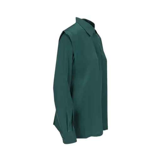 Straight-Fit Silk Shirt