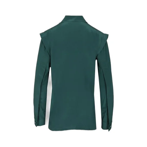 Straight-Fit Silk Shirt