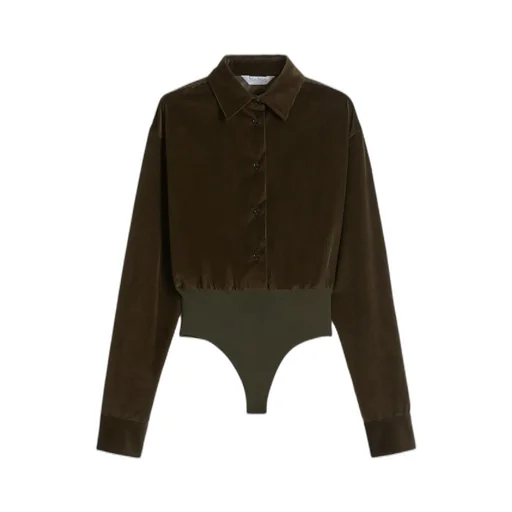 Velvet Bodysuit Shirt