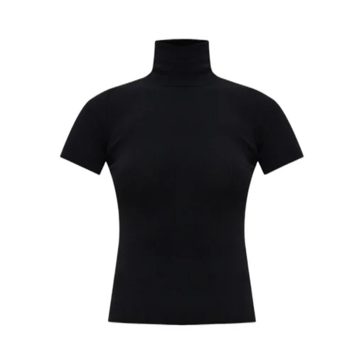 High-Neck Knitted Jumper