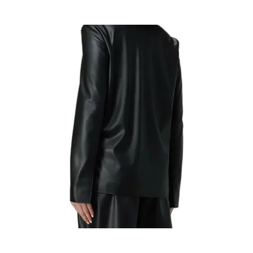 Long-Sleeved Button-Up Jacket