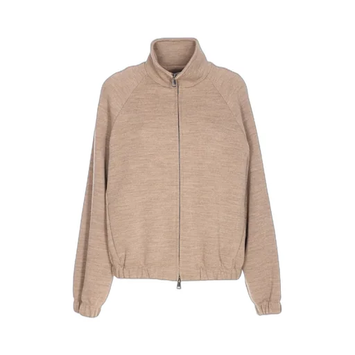 Frine High-Neck Zipped Sweatshirt