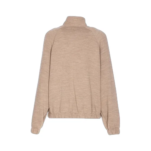 Frine High-Neck Zipped Sweatshirt
