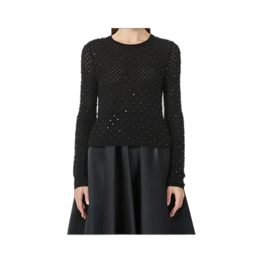 Embroidered Wool And Mohair Yarn Sweater