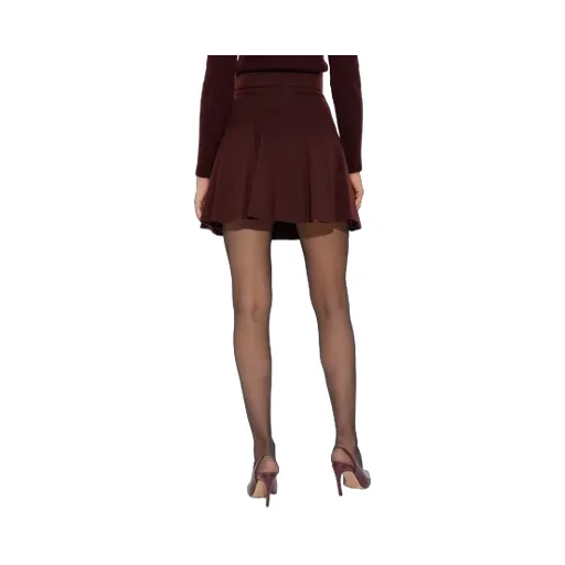 Camel Drap Mini Skirt
