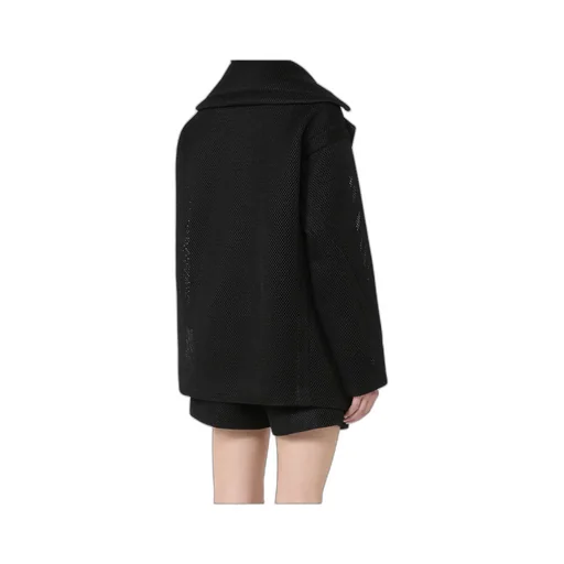 Double-Breasted Long-Sleeved Jacket