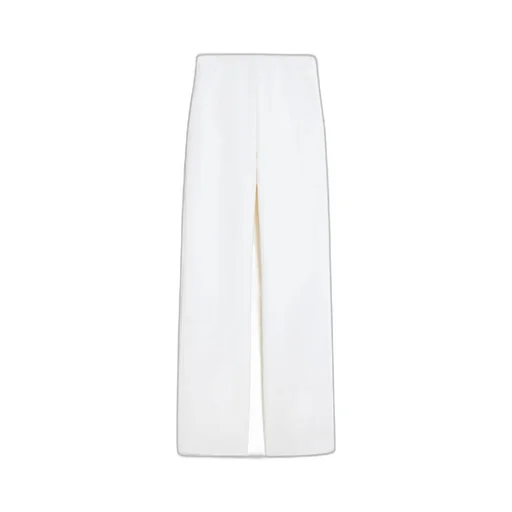 High-Waisted Wool Trousers