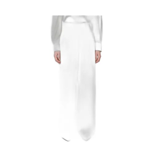 High-Waisted Wool Trousers