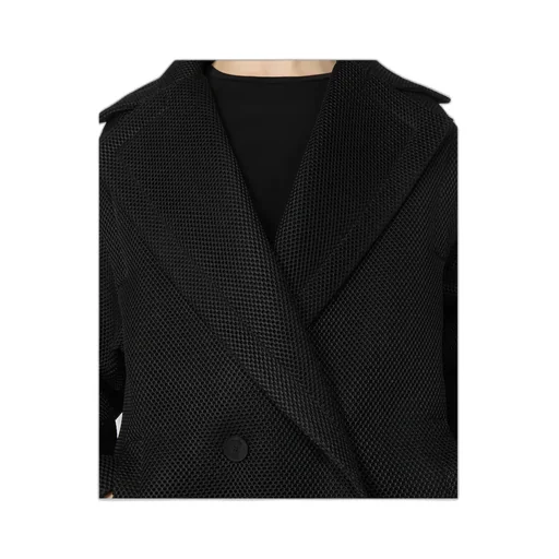Double-Breasted Long-Sleeved Jacket