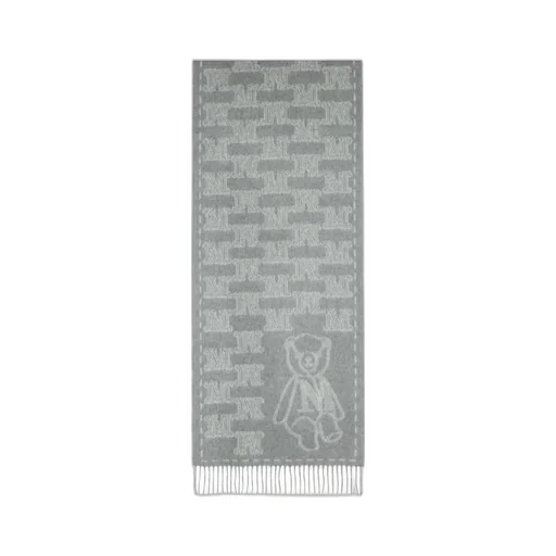 Wsteddy Fringed Edge Scarf