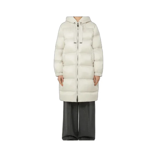 Waterproof Canvas Quilted Down Jacket