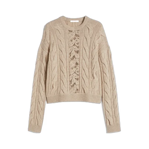 Lace Panelled Jumper