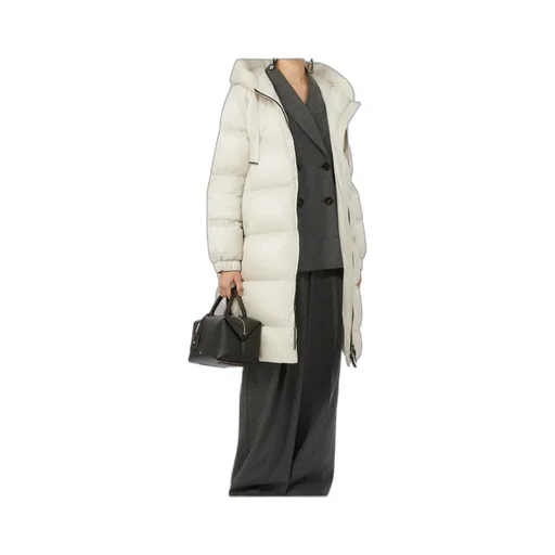 Waterproof Canvas Quilted Down Jacket