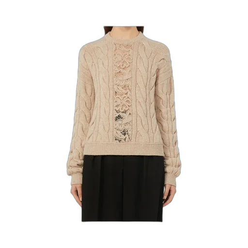 Lace Panelled Jumper