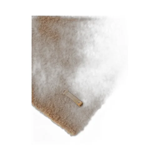 Calabra Logo Patch Fluffy Scarf