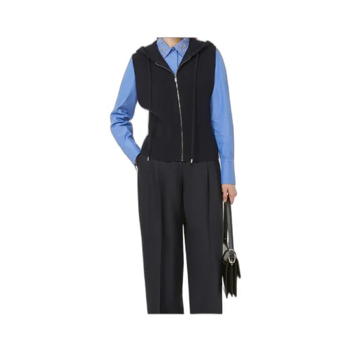 Crystal-Adorned Poplin Shirt