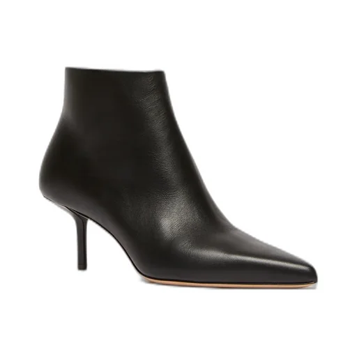 Leather Ankle Boots With Zip
