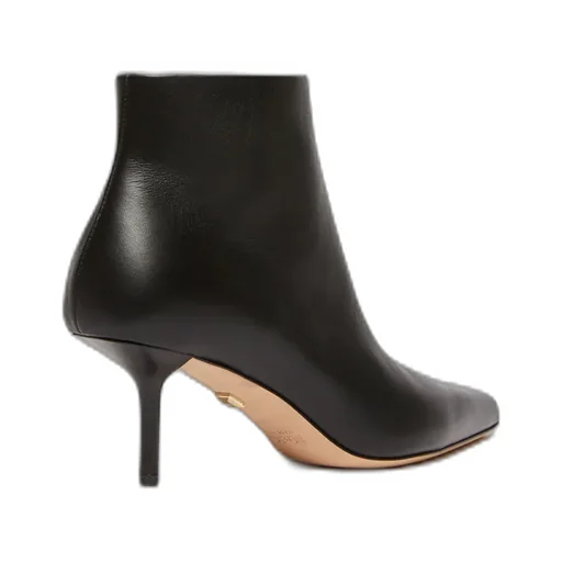 Leather Ankle Boots With Zip