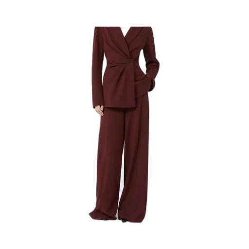 Tuxedo-Style Cady Trousers