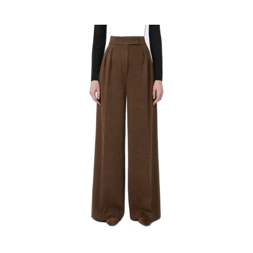 Patterned Cotton Wool Jersey Trousers