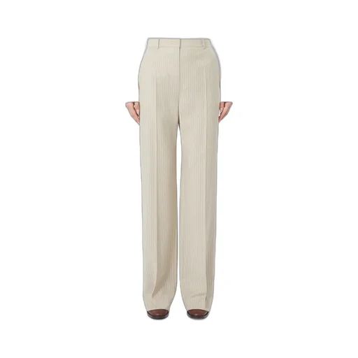 Studio Striped Pleated Trousers